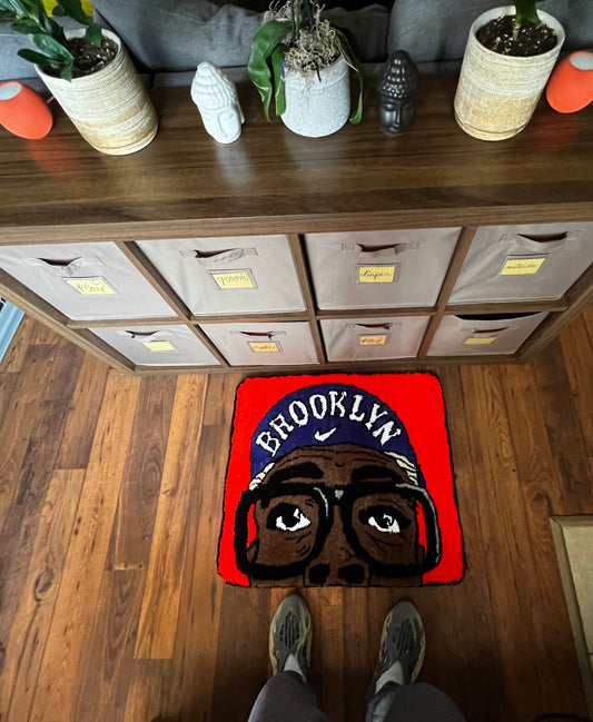 Introducing the "Mars Blackmon Tribute" One-of-a-Kind Brooklyn Rug